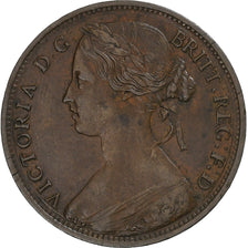 Great Britain, Victoria, Penny, 1861, Bronze, VF(30-35), KM:749.2