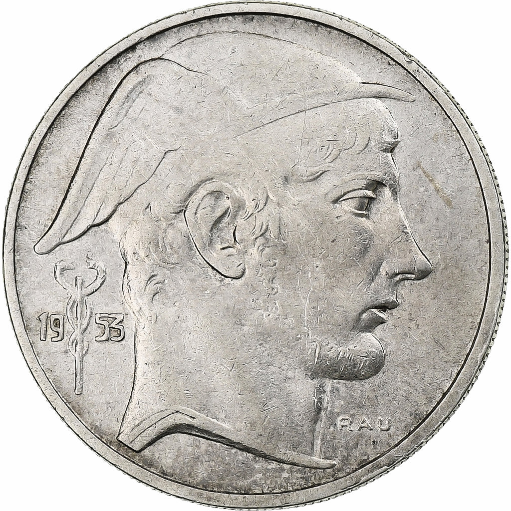 Belgium, 20 Francs, 20 Frank, 1953, Silver, VF(20-25), KM:141.1