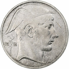 Belgium, 20 Francs, 20 Frank, 1953, Silver, VF(20-25), KM:141.1