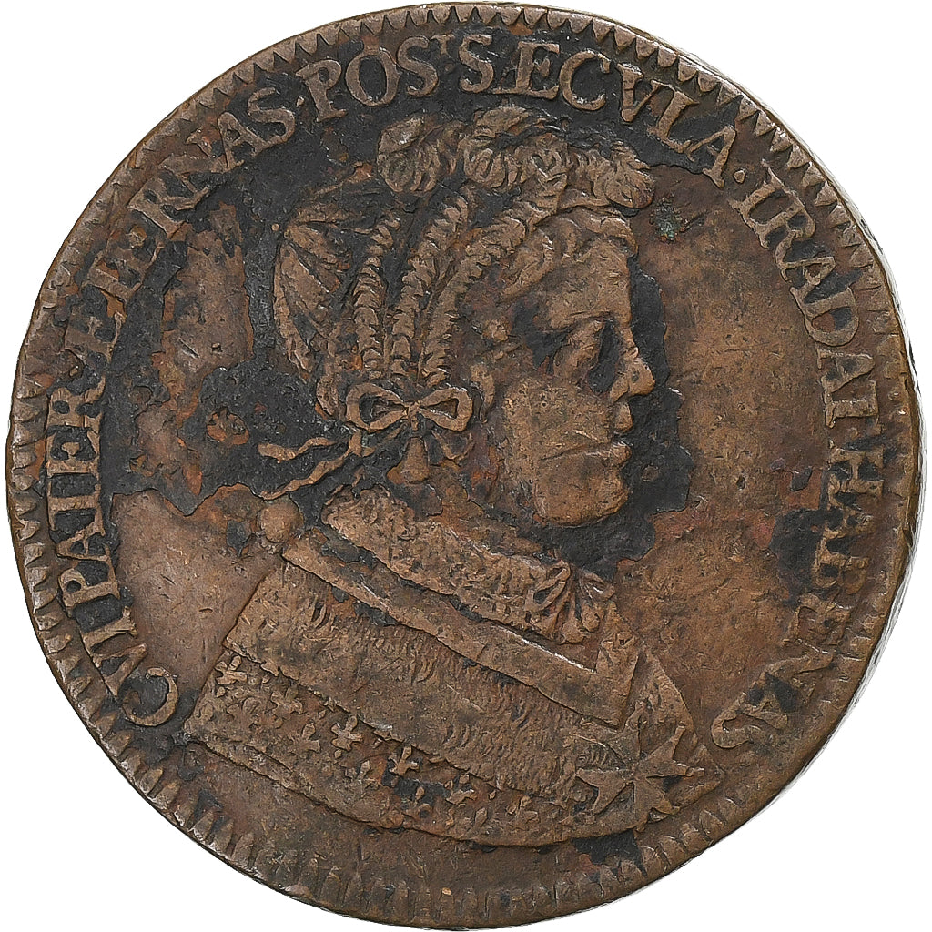France, Token, Louis XIV, 1662, Bronze, VF(30-35), Feuardent:11165