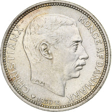 Denmark, Christian X, 2 Kroner, 1930, Copenhagen, Silver, AU(50-53), KM:3