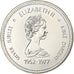 Canada, Elizabeth II, Dollar, 1977, Royal Canadian Mint, Silver, EF(40-45)