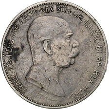 Austria, Franz Joseph I, 5 Corona, 1909, Silver, VF(30-35), KM:2813