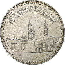 Egypt, Pound, 1970-1972 / AH1359-1361, Silver, AU(55-58), KM:424