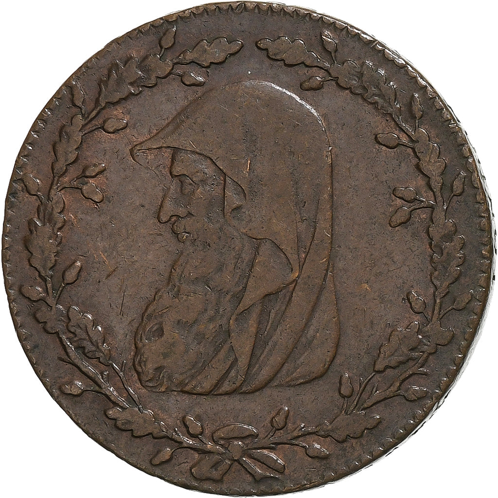 Great Britain, Halfpenny Token, 1788, Copper, VF(30-35)
