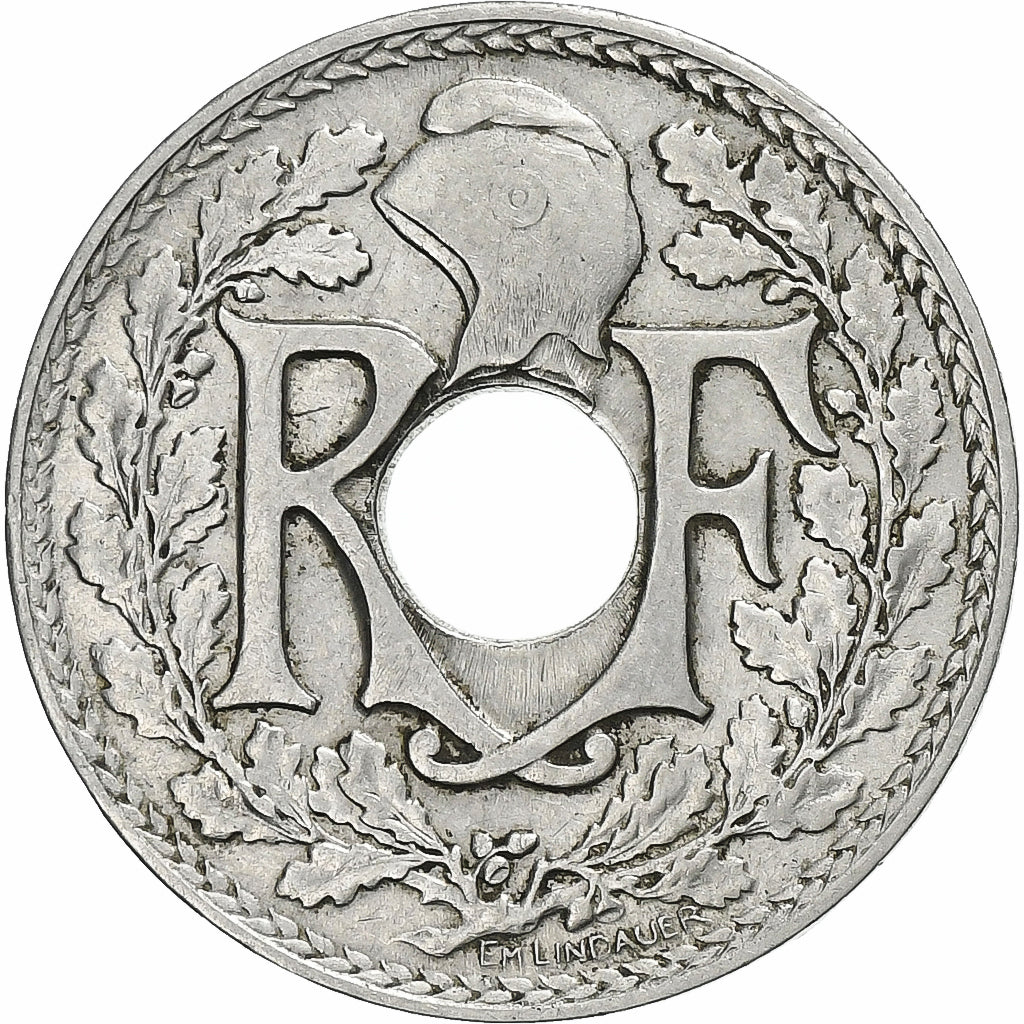 France, 25 Centimes, Lindauer, 1914, Paris, Nickel, TTB, KM:867