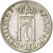 Norway, Haakon VII, 10 Öre, 1916, Silver, EF(40-45), KM:372