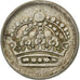 Szwecja, Gustaf VI, 10 Öre, 1961, Stockholm, Srebro, VF(30-35), KM:823