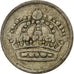 Zweden, Gustaf VI, 10 Öre, 1953, Stockholm, Zilver, FR+, KM:823