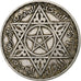 Marruecos, Mohammed V, 200 Francs, 1953, Paris, Plata, MBC, KM:53