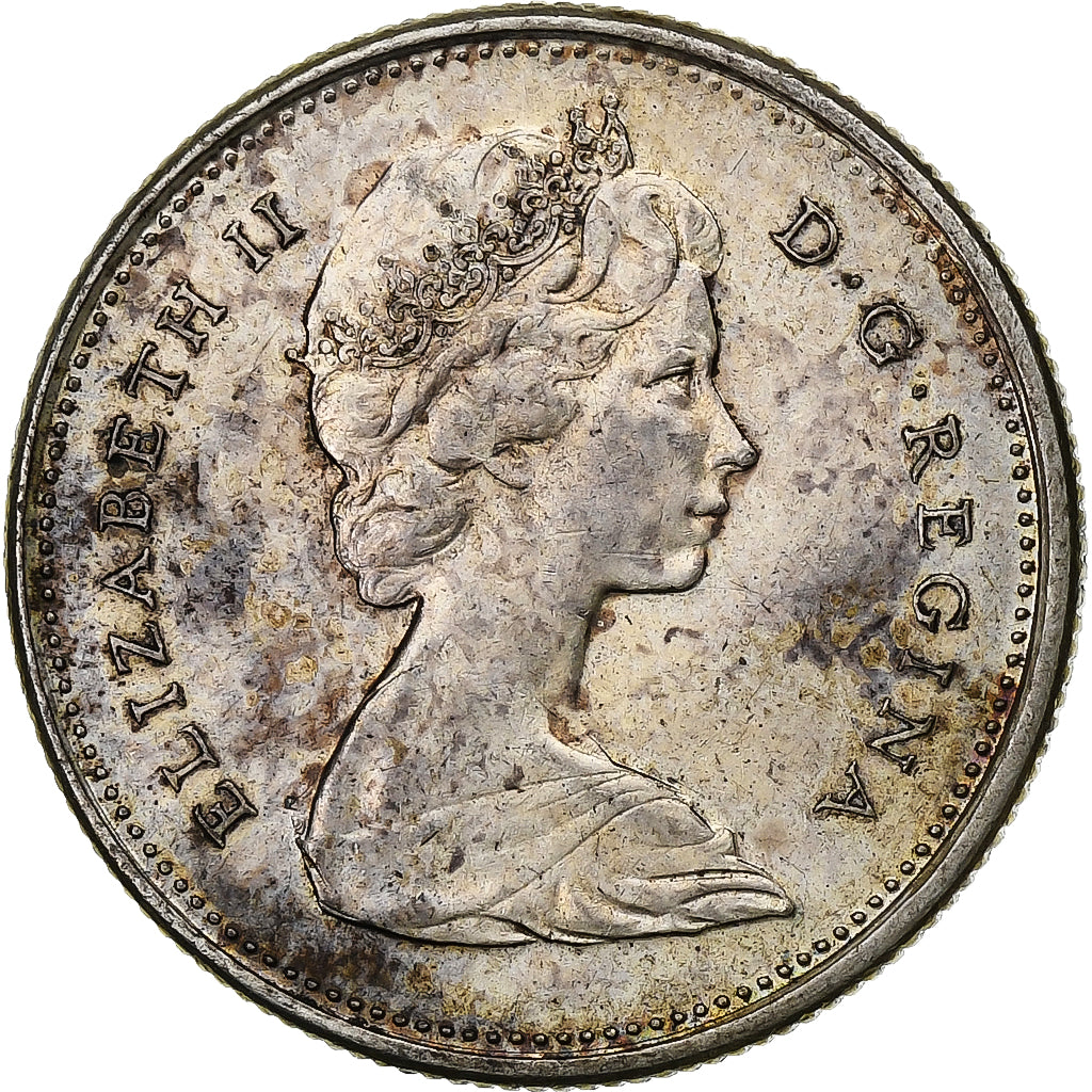 Canada, Elizabeth II, 25 Cents, 1967, Royal Canadian Mint, Srebro, EF(40-45)