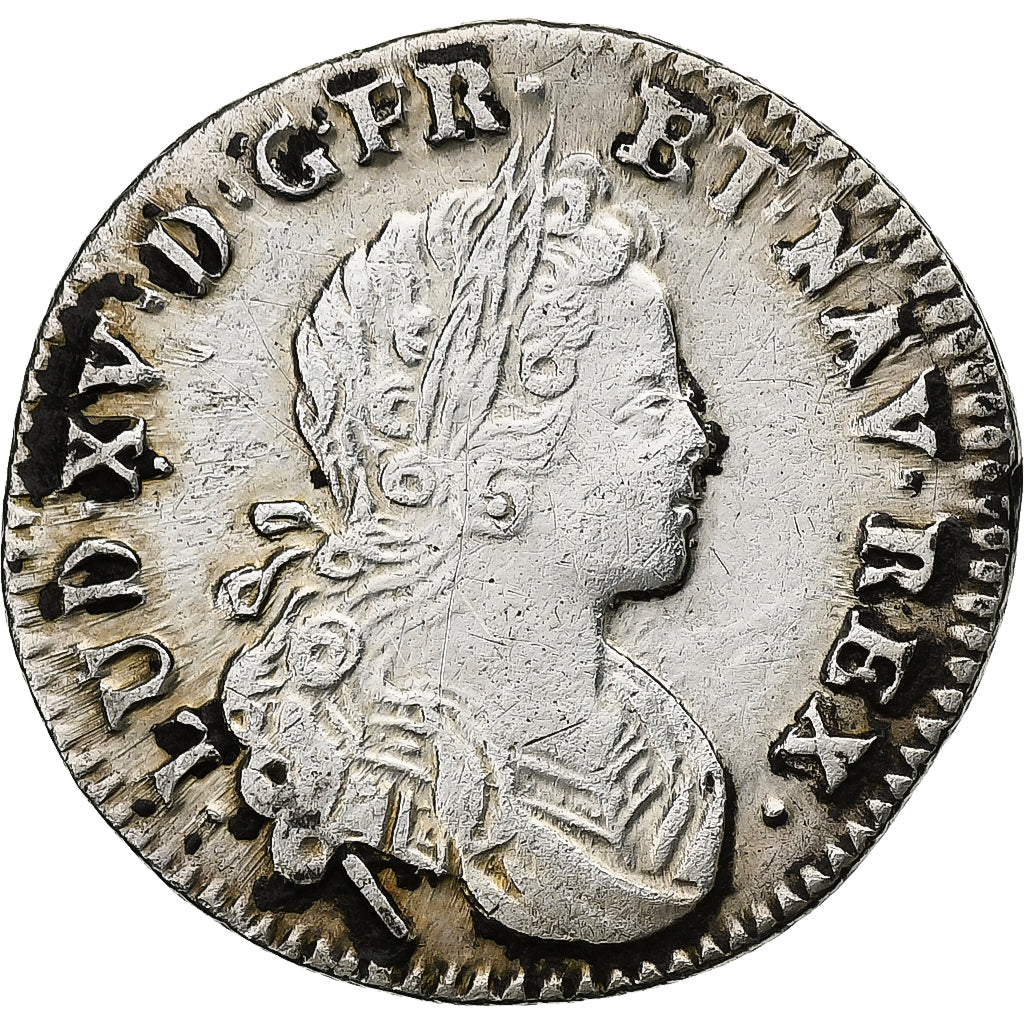 Francia, Louis XV, 20 Sols, 1/6 ECU, 1/6 Écu (XX – S) de France-Navarre