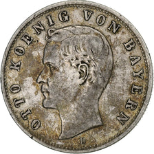 German States, BAVARIA, Otto, 2 Mark, 1905, Munich, Silver, VF(30-35), KM:913
