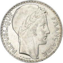 France, 20 Francs, Turin, 1929, Paris, Argent, TTB+, KM:879