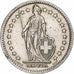 Szwajcaria, 2 Francs, 1946, Bern, Srebro, EF(40-45), KM:21