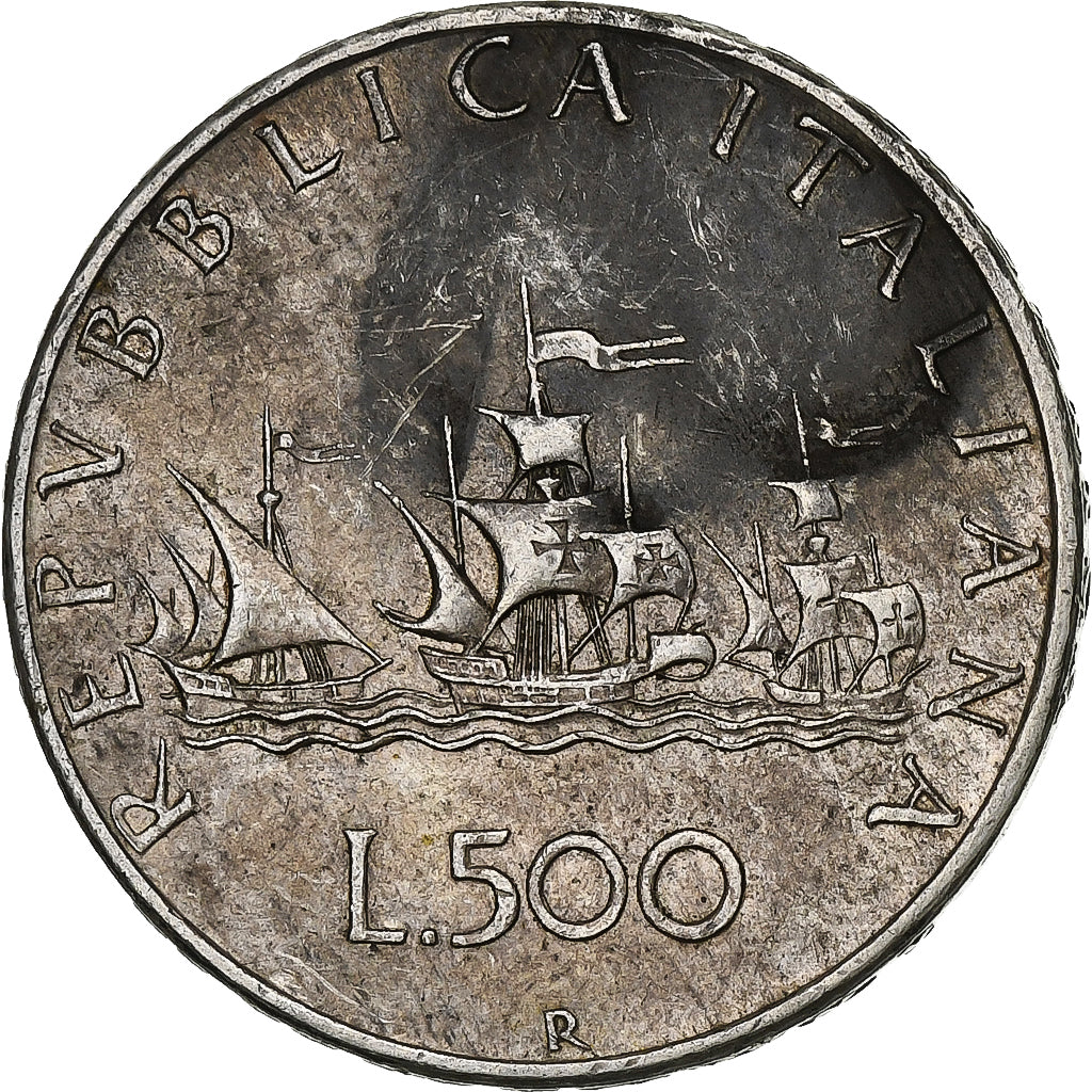 Italie, 500 Lire, 1960, Rome, Argent, TTB, KM:98