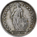 Suiza, Franc, 1946, Bern, Plata, BC+, KM:24