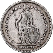 Suisse, 2 Francs, 1916, Bern, Argent, TB