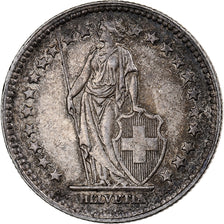 Switzerland, 2 Francs, 1944, Bern, Silver, EF(40-45)