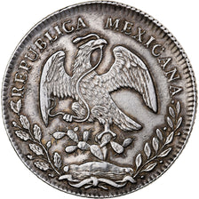 México, 8 Reales, Libertad, 1859, Mexico City, Plata, EBC+, KM:377.10