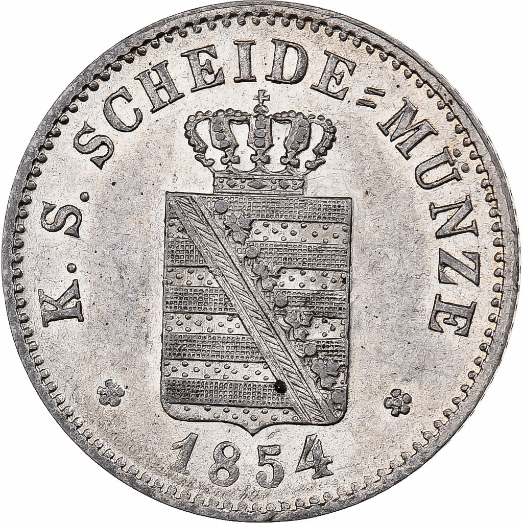 Deutsch Staaten, SAXONY-ALBERTINE, Friedrich August II, 2 Neu-Groschen, 20