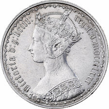 Great Britain, Victoria, Florin, Two Shillings, Gothic, 1853, London, Silver