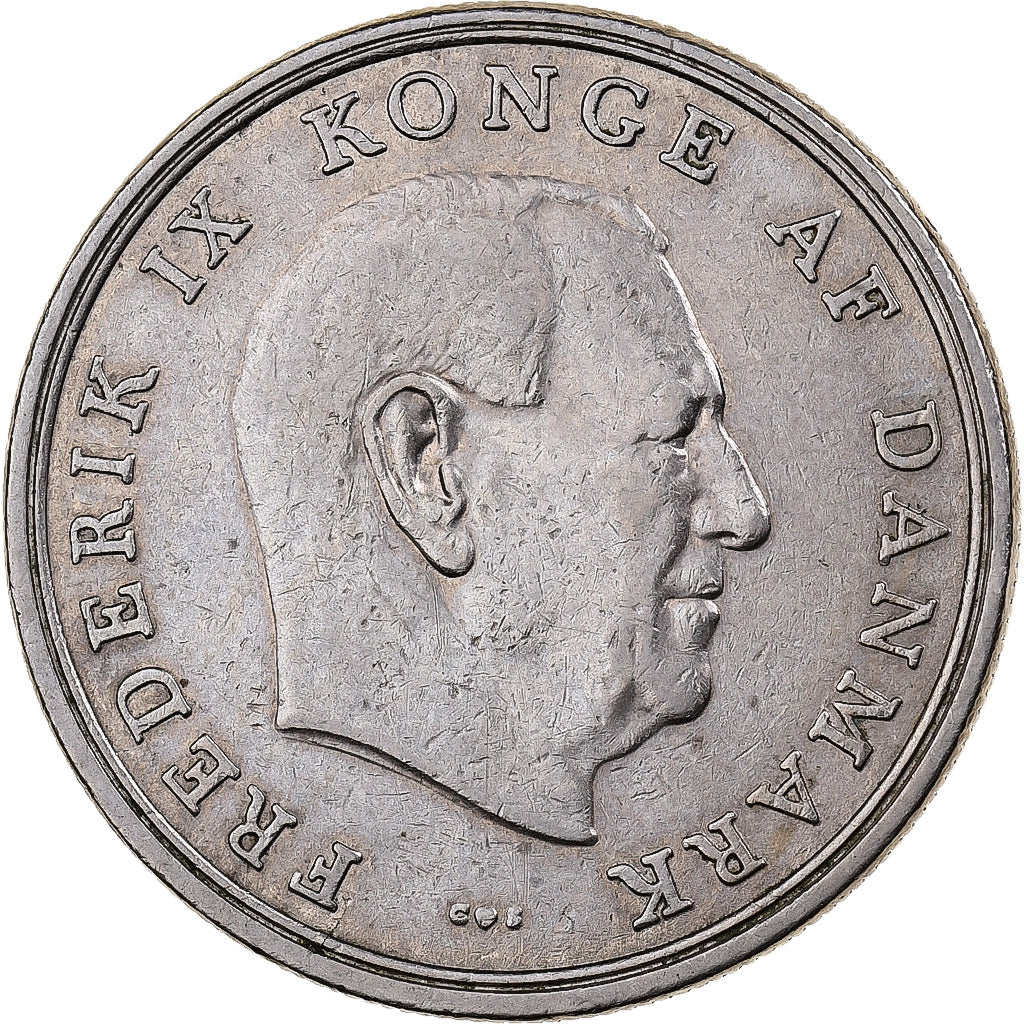 Dänemark, Frederik IX, 5 Kroner, 1961, Copenhagen, Kupfer-Nickel, SS, KM:853.1
