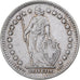 Suiza, Franc, 1936, Bern, Plata, MBC, KM:24