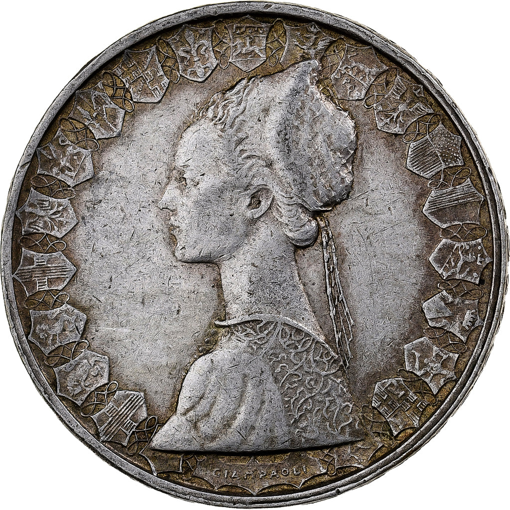 Italy, 500 Lire, 1959, Rome, Silver, VF(30-35), KM:98
