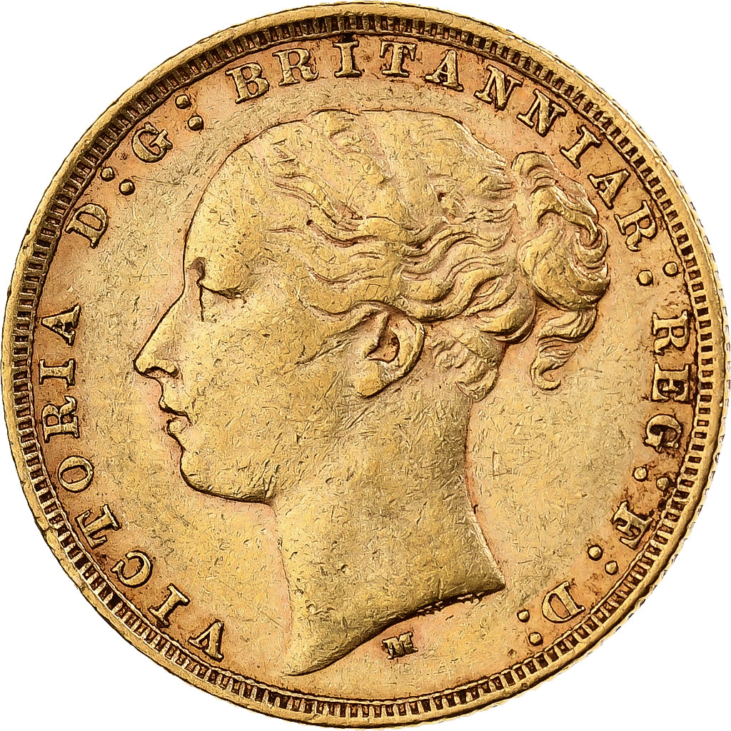 Australien, Victoria, Sovereign, 1879, Melbourne, Gold, VZ, KM:7