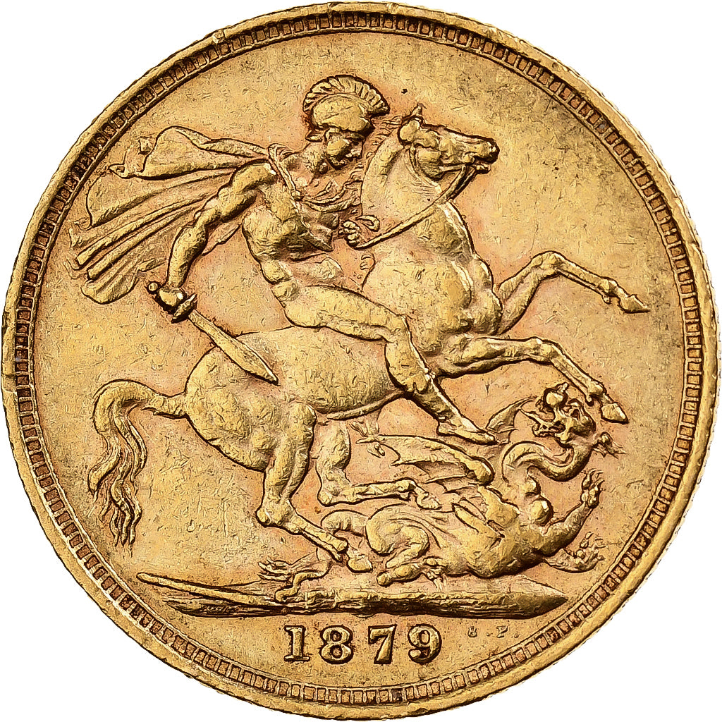 Australien, Victoria, Sovereign, 1879, Melbourne, Gold, VZ, KM:7