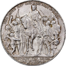 German States, PRUSSIA, Wilhelm II, 3 Mark, 1913, Berlin, Silver, AU(55-58)