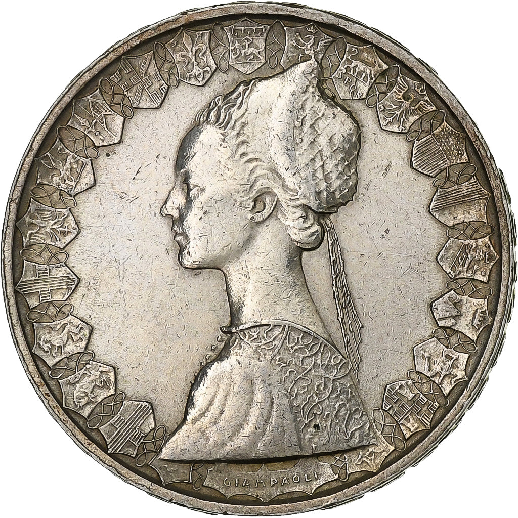 Italy, 500 Lire, 1964, Rome, Silver, AU(55-58), KM:98