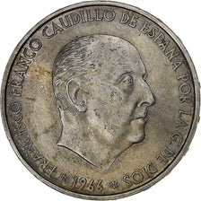Spain, Caudillo and regent, 100 Pesetas, 1966, Madrid, Silver, EF(40-45), KM:797