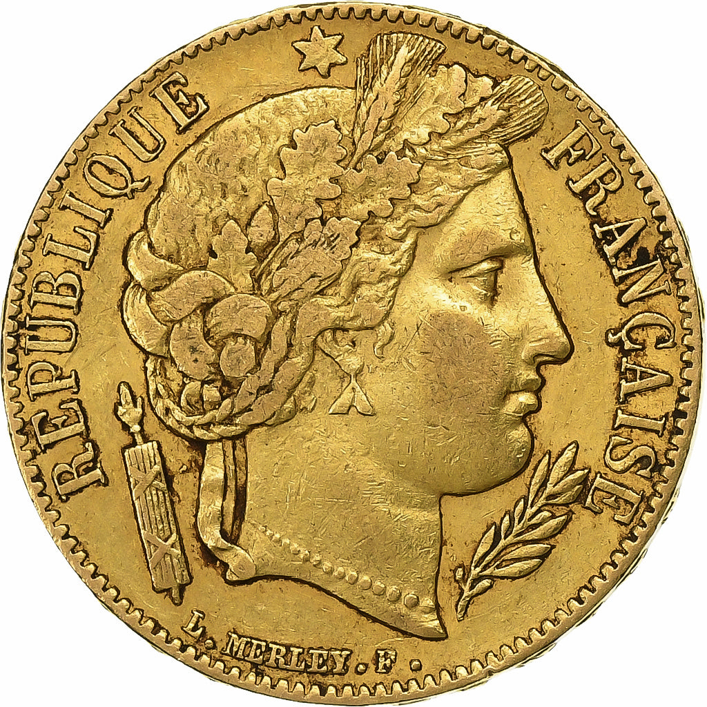 France, 20 Francs, Cérès, 1851, Paris, Or, TTB, KM:762