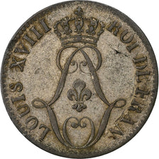 ISLE DE BOURBON, 10 Centimes, 1816, Billon, SS+, KM:A1