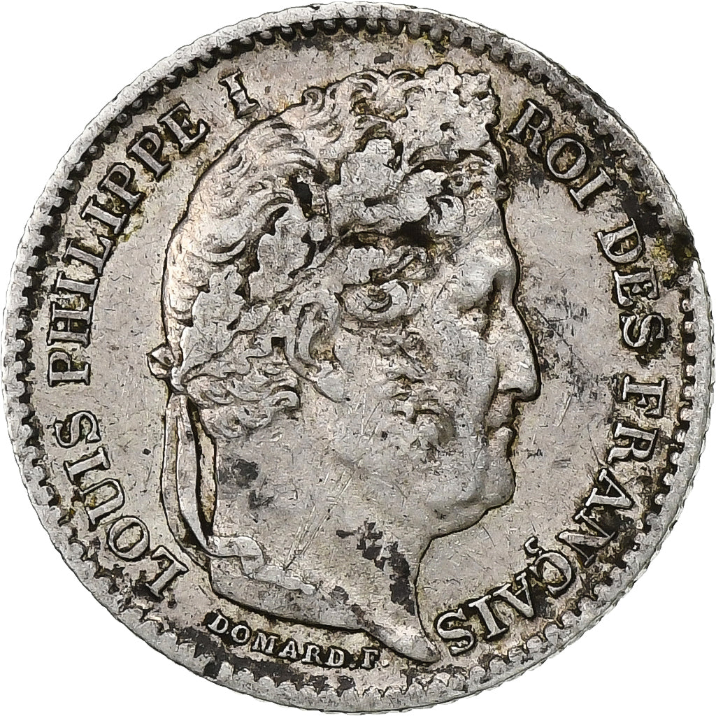 França, 25 Centimes, Louis-Philippe, 1846, Paris, Prata, VF(30-35), KM:755.1