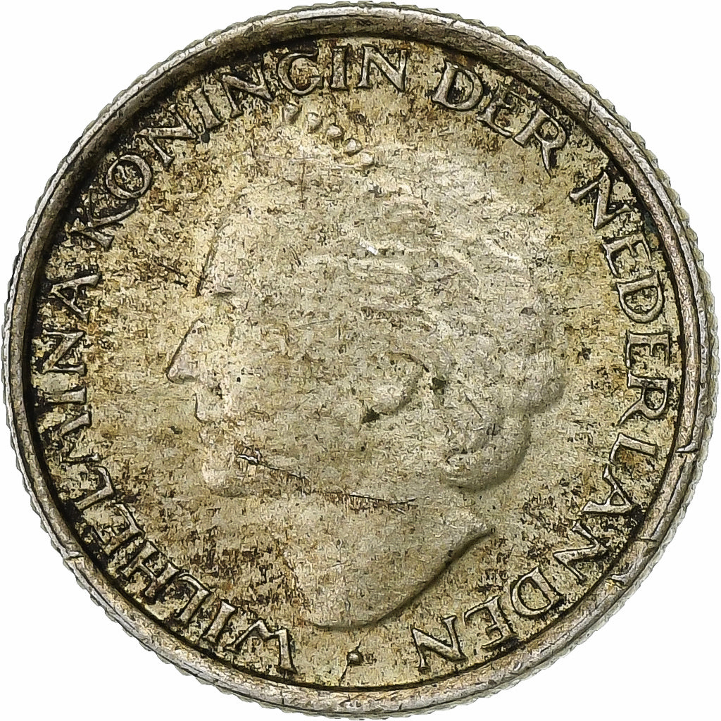 Curaçau, 1/10 Gulden, 1948, Utrecht, Prata, EF(40-45), KM:48