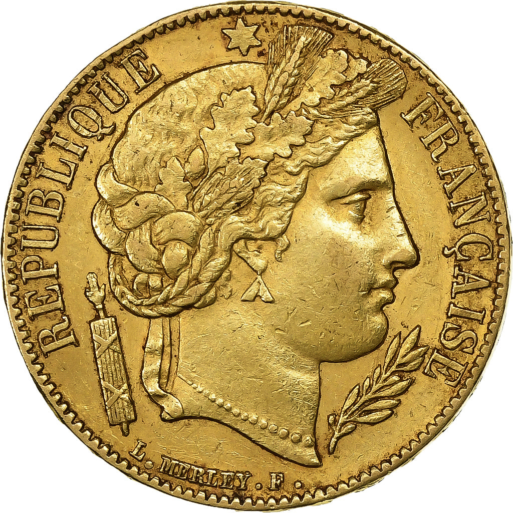 France, 20 Francs, Cérès, 1851, Paris, Or, TTB+, KM:762