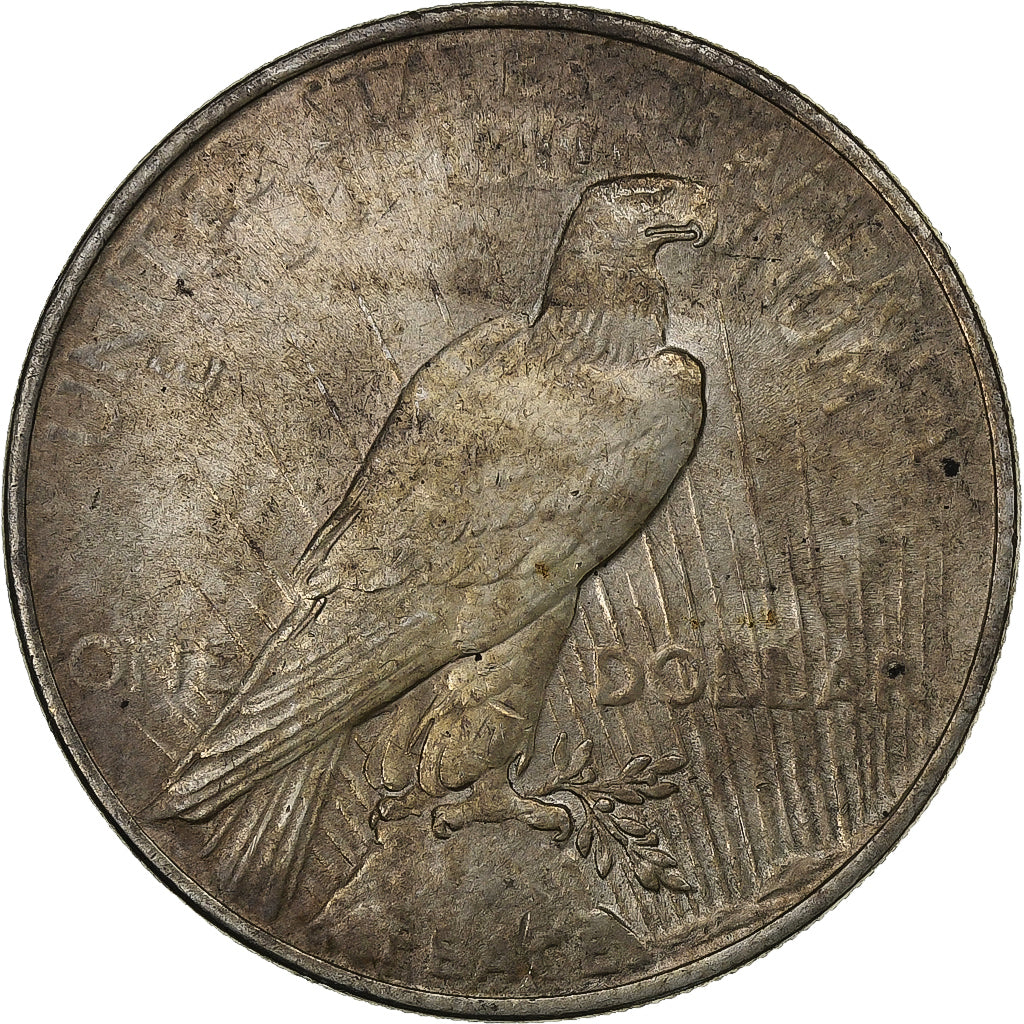 Verenigde Staten, Dollar, Peace Dollar, 1924, U.S. Mint, Zilver, ZF, KM:150