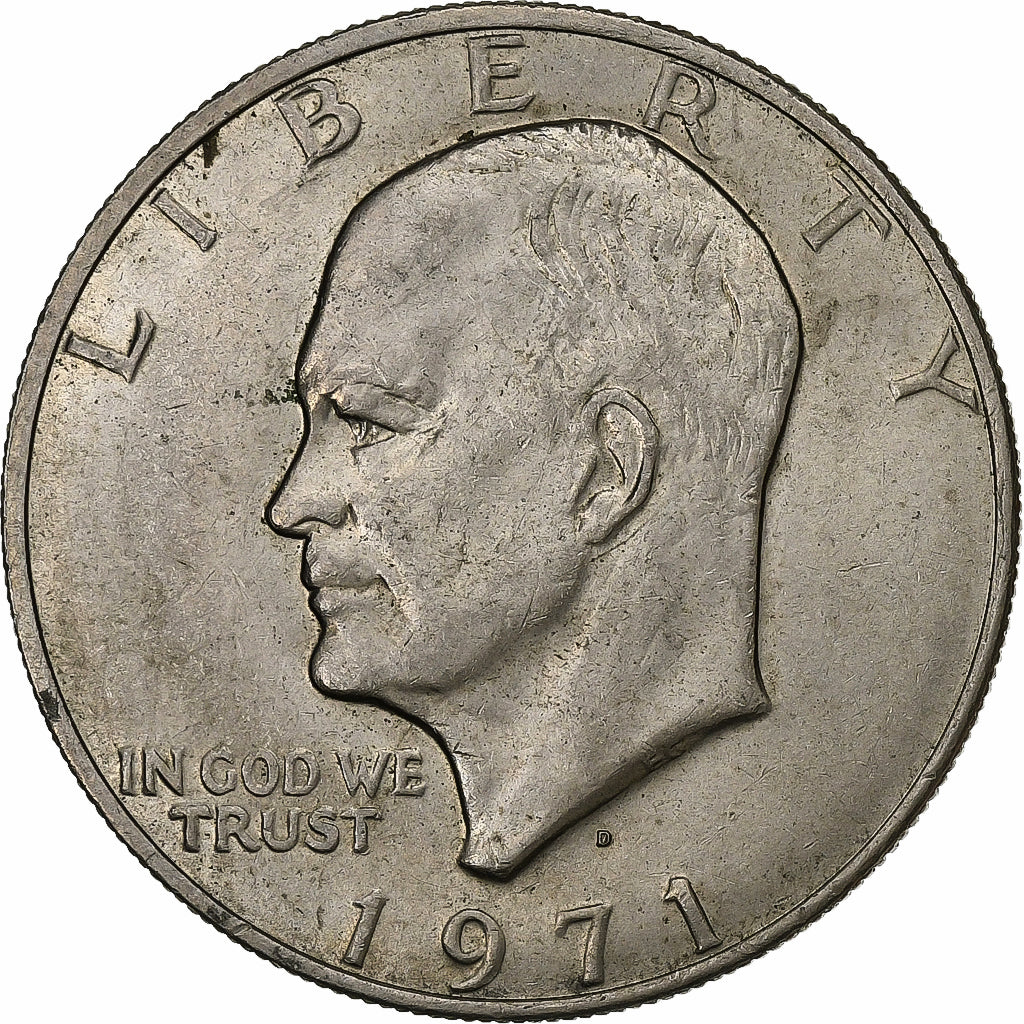 Verenigde Staten, Dollar, Eisenhower Dollar, 1971, Denver, Copper-Nickel Clad