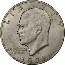 Stati Uniti, Dollar, Eisenhower Dollar, 1971, Denver, Rame ricoperto in