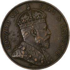 Jersey, Edward VII, 1/12 Shilling, 1909, Bronze, TTB, KM:10