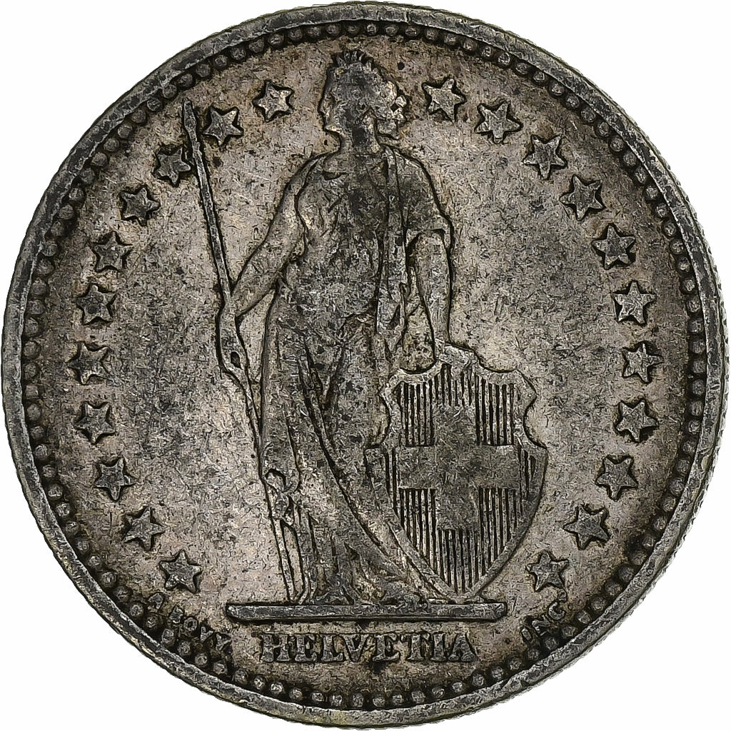 Switzerland, 2 Francs, 1903, Bern, Silver, VF(30-35), KM:21