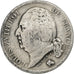 France, Louis XVIII, Franc, Louis XVIII, 1823, Lille, Silver, VF(20-25)