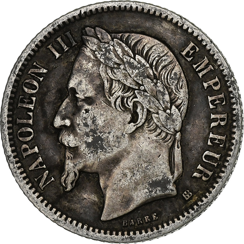 Frankreich, Napoleon III, Franc, Napoléon III, 1866, Strasbourg, Silber, S