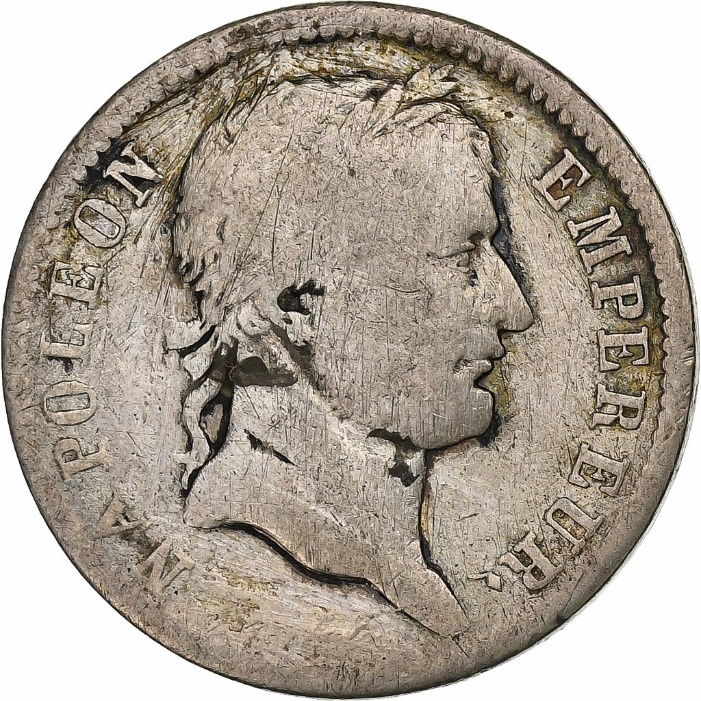 Francia, Franc, Napoléon I, 1808, Paris, Argento, B, KM:682.1