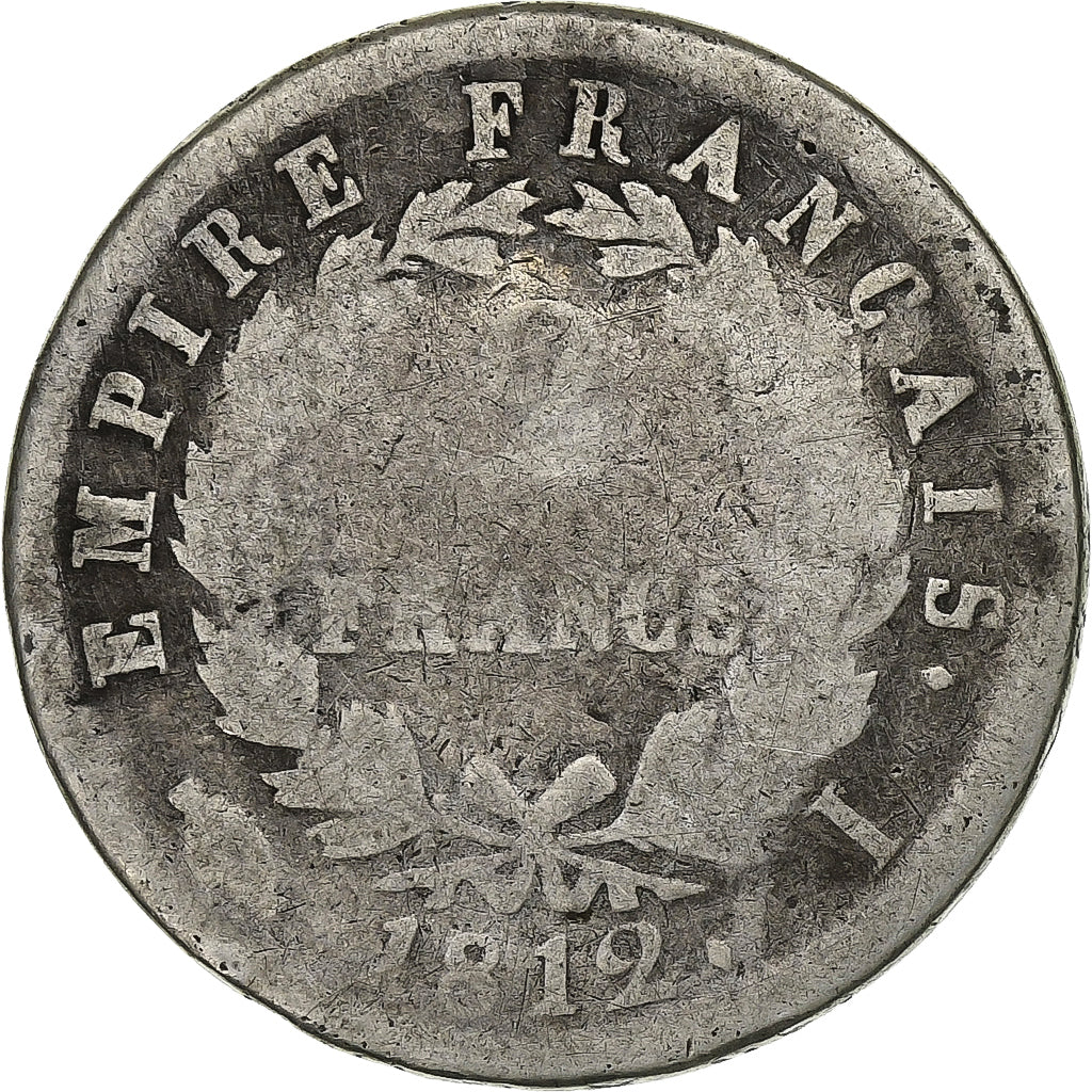 France, 2 Francs, Napoléon I, 1812, Limoges, Silver, VG(8-10), KM:693.7