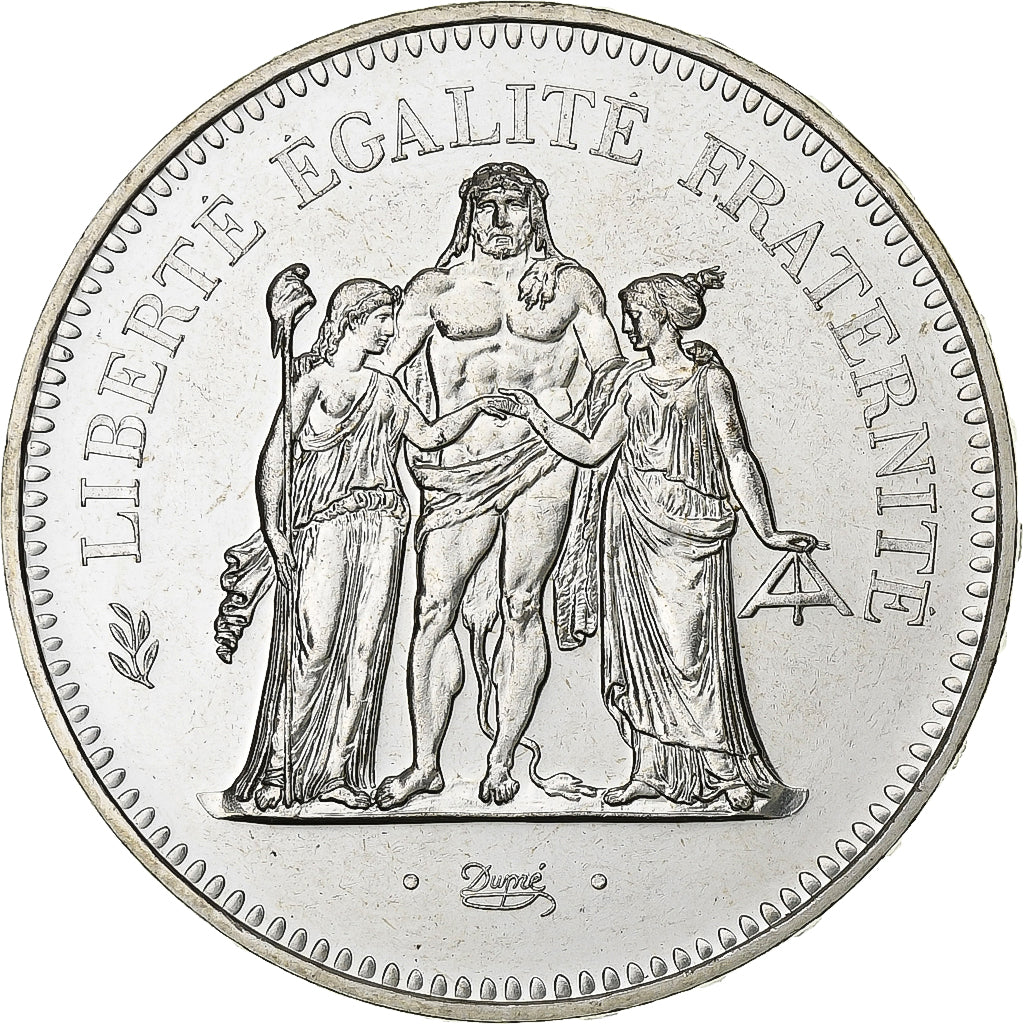 France, 50 Francs, Hercule, 1980, Paris, Argent, SUP, KM:941.1
