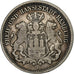 Stati tedeschi, HAMBURG, 2 Mark, 1876, Hamburg, Argento, MB+, KM:604